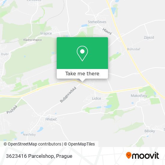 3623416 Parcelshop map