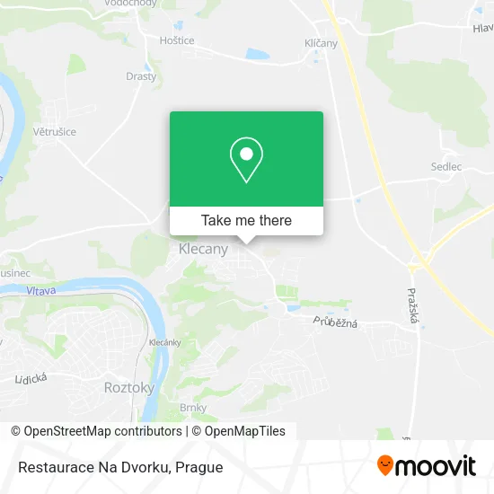 Карта Restaurace Na Dvorku