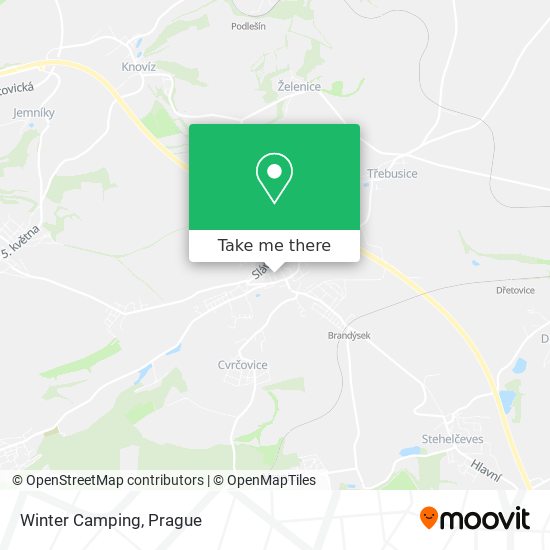 Winter Camping map