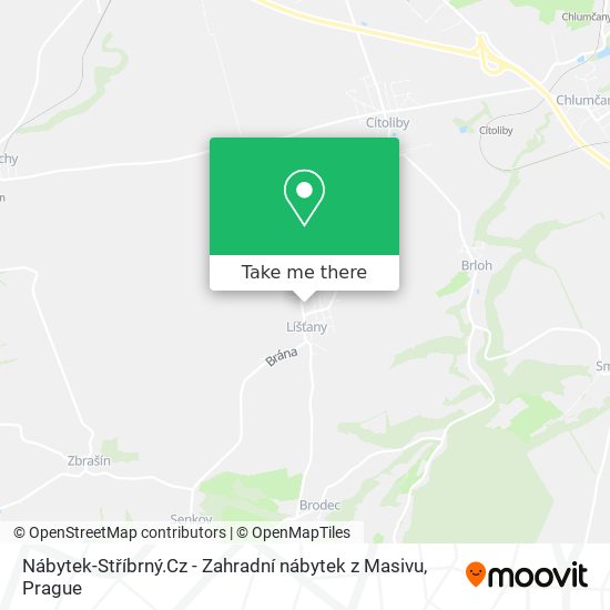 Nábytek-Stříbrný.Cz - Zahradní nábytek z Masivu map