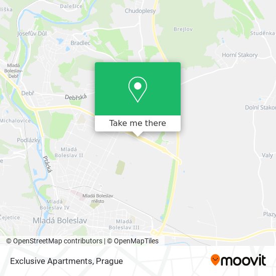 Exclusive Apartments map