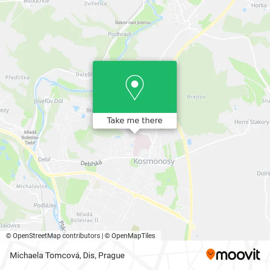 Карта Michaela Tomcová, Dis