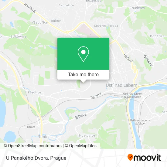 Карта U Panského Dvora