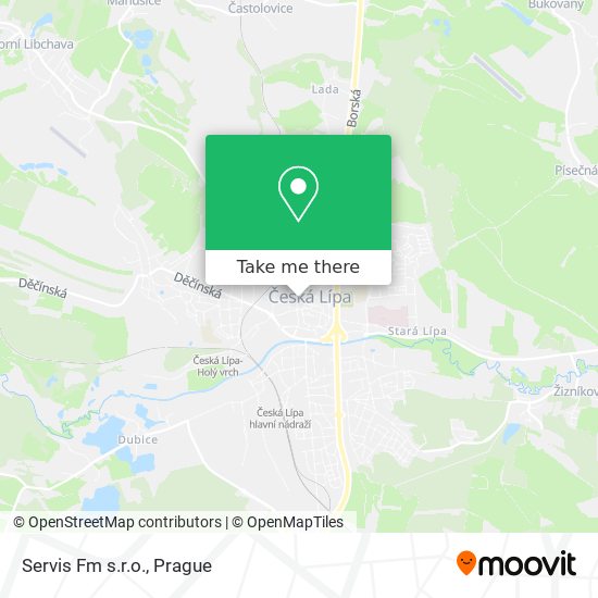 Servis Fm s.r.o. map