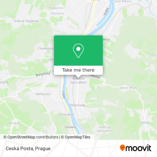Карта Ceská Posta