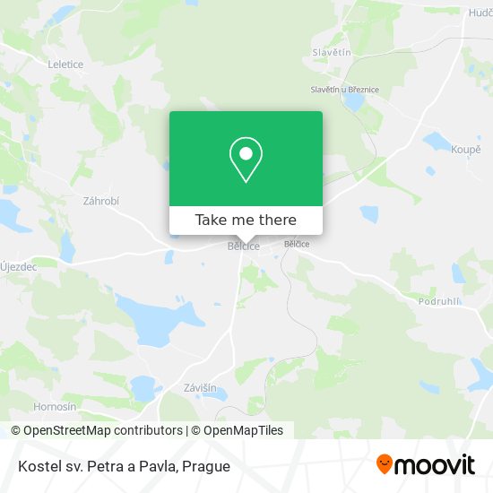 Карта Kostel sv. Petra a Pavla