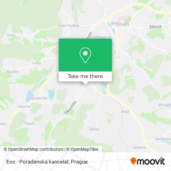 Eos - Poradenská kancelář map