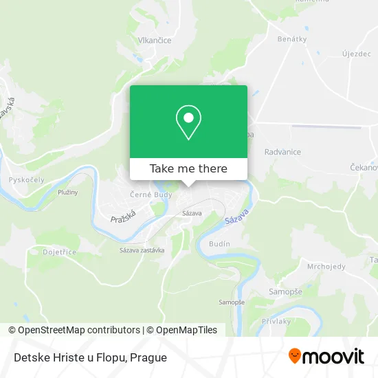 Карта Detske Hriste u Flopu