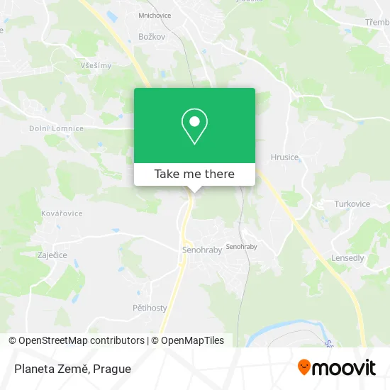 Карта Planeta Země