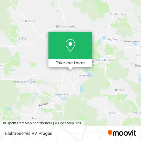 Карта Elektroservis VV