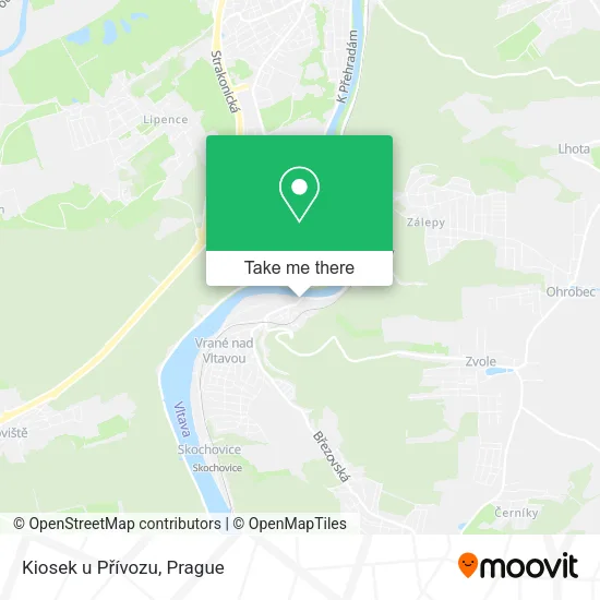 Карта Kiosek u Přívozu