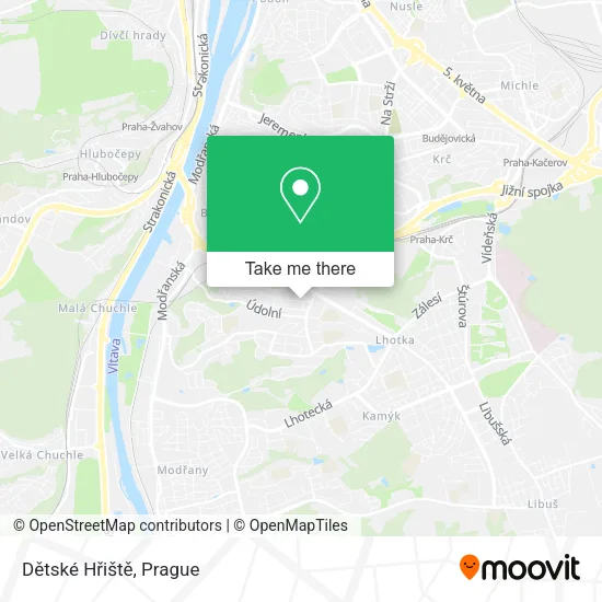 Dětské Hřiště map