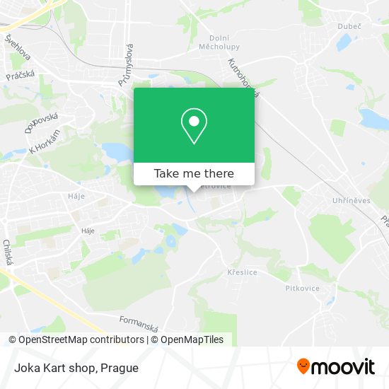 Joka Kart shop map