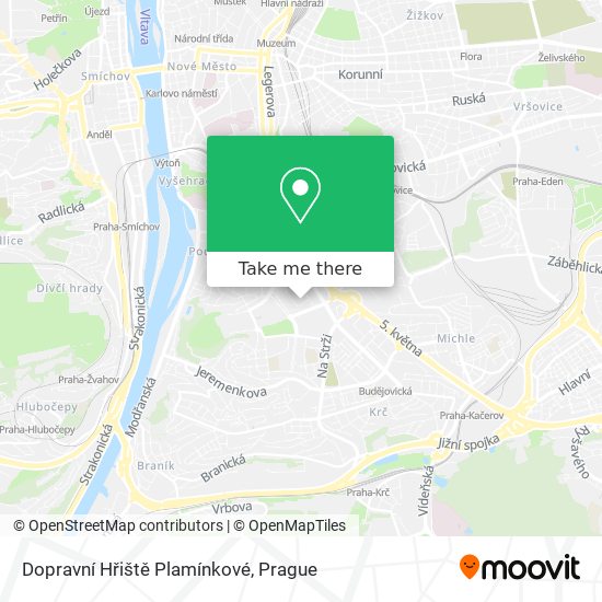 Dopravní Hřiště Plamínkové map