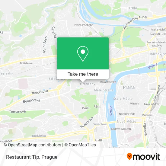Restaurant Tip map