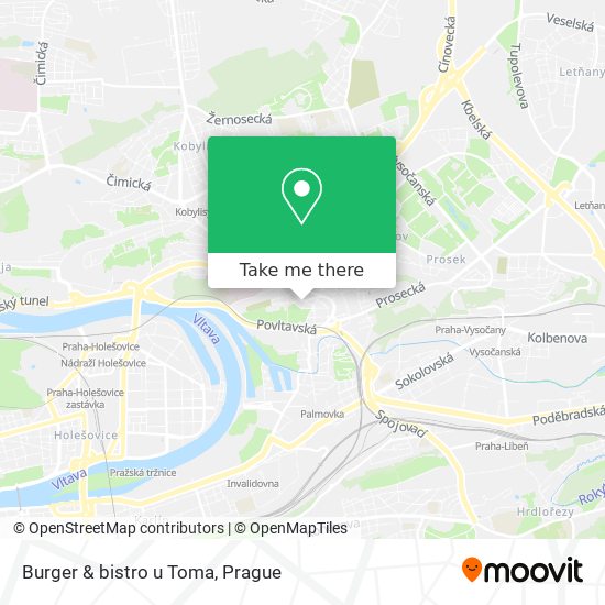 Burger & bistro u Toma map