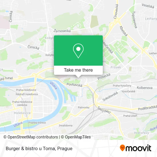 Карта Burger & bistro u Toma