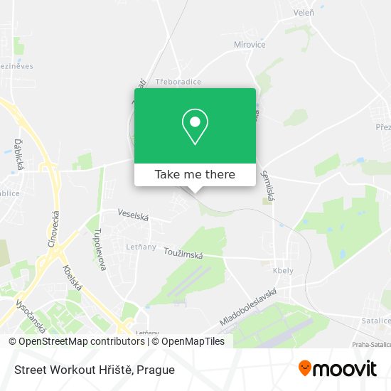 Street Workout Hřiště map