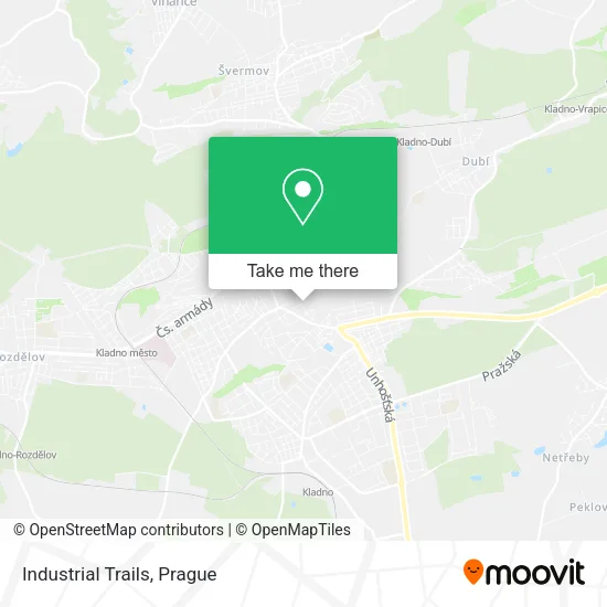 Industrial Trails map