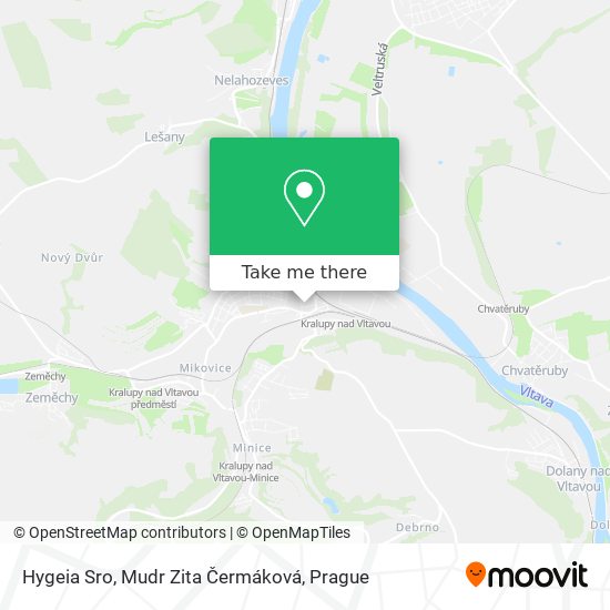 Hygeia Sro, Mudr Zita Čermáková map