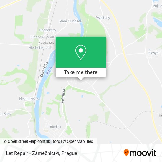 Let Repair - Zámečnictví map