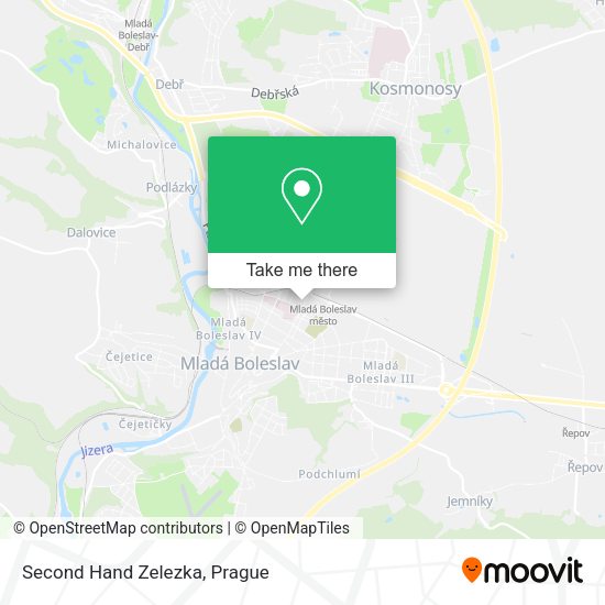 Карта Second Hand Zelezka