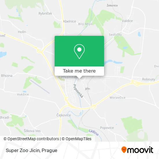 Карта Super Zoo Jicin