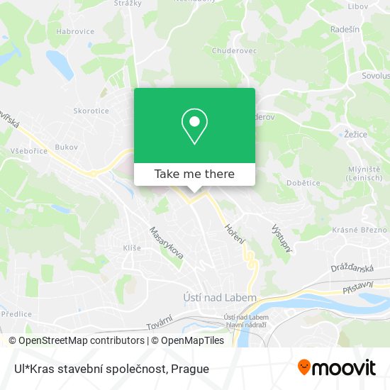 Ul*Kras stavební společnost map