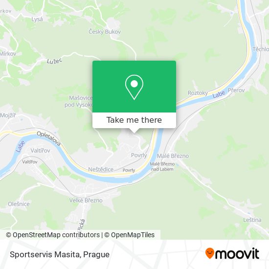 Sportservis Masita map