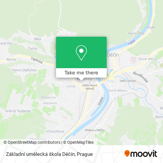 Základní umělecká škola Děčín map