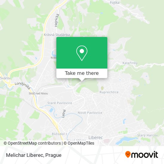 Карта Melichar Liberec
