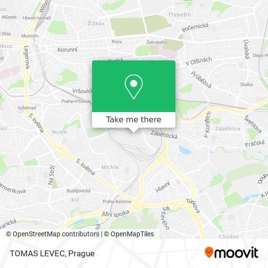 TOMAS LEVEC map