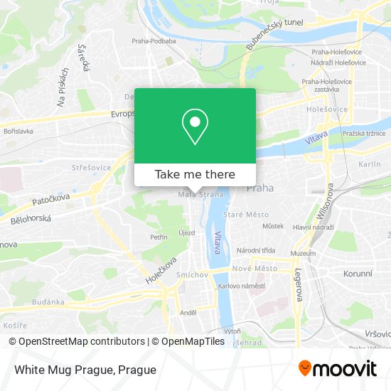 Карта White Mug Prague