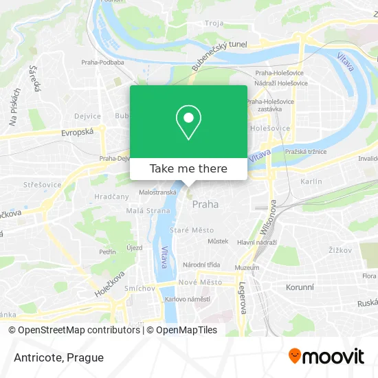 Карта Antricote