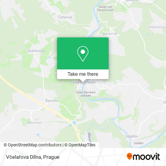 Včelařova Dílna map