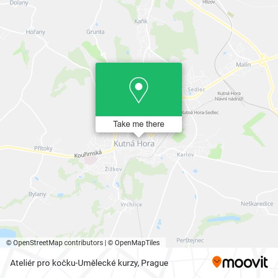 Ateliér pro kočku-Umělecké kurzy map