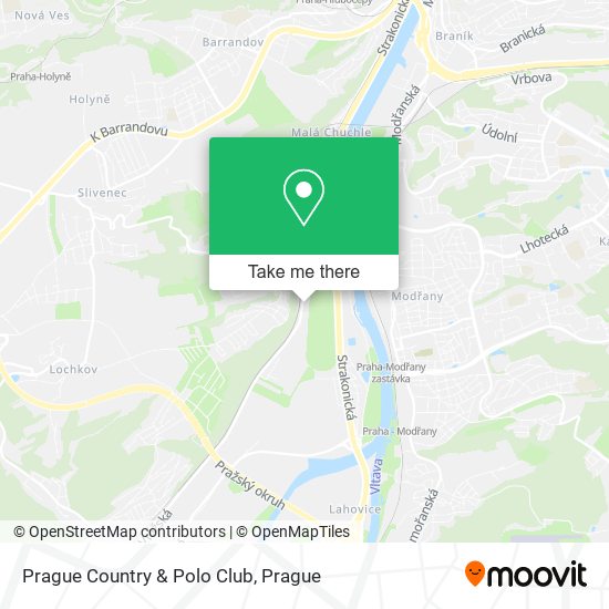 Prague Country & Polo Club map