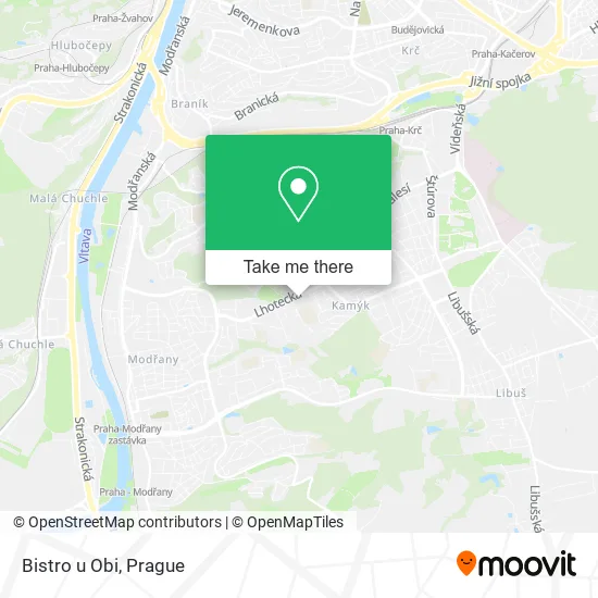 Карта Bistro u Obi