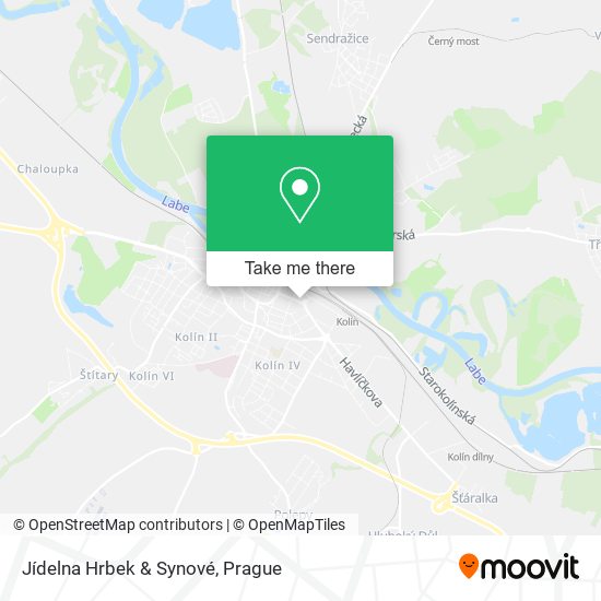 Jídelna Hrbek & Synové map