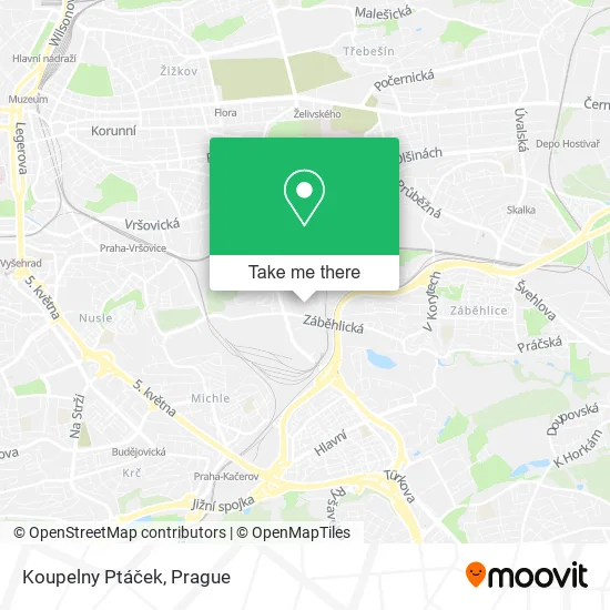 Карта Koupelny Ptáček