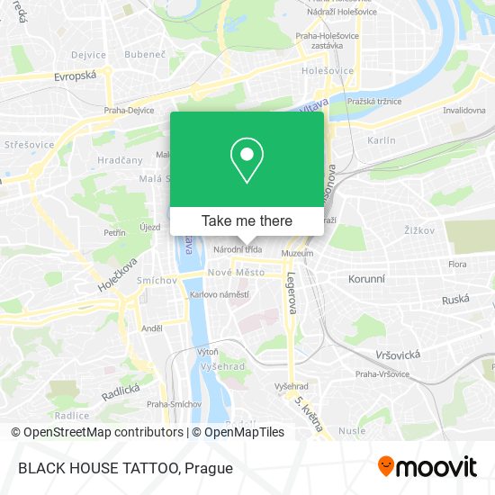 Карта BLACK HOUSE TATTOO