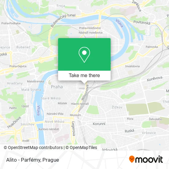 Карта Alito - Parfémy