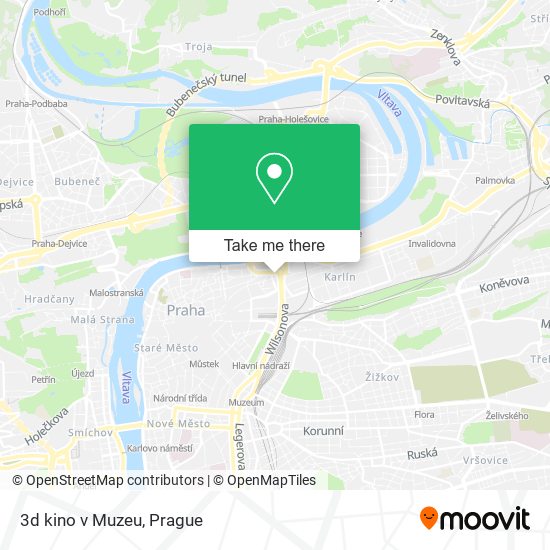 3d kino v Muzeu map
