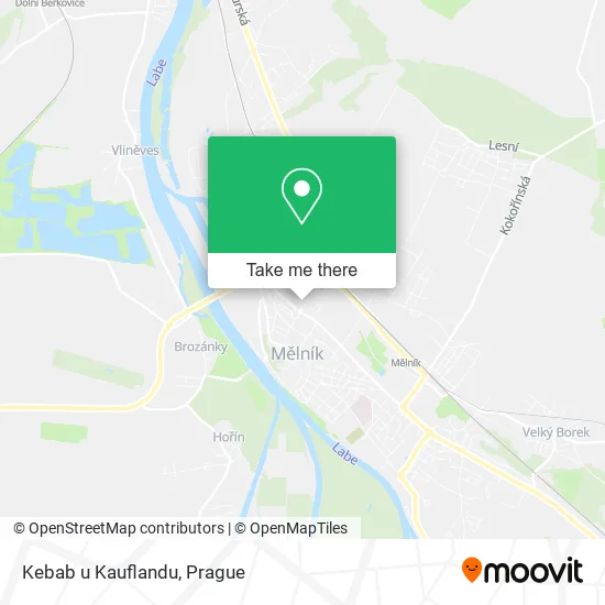 Карта Kebab u Kauflandu