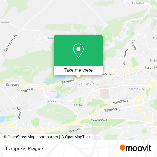 Evropská map
