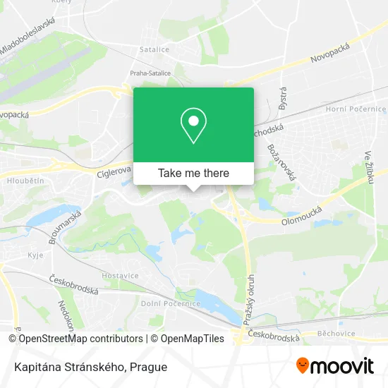 Карта Kapitána Stránského