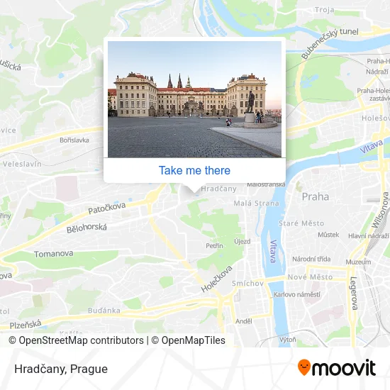 Карта Hradčany