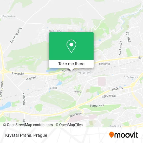 Карта Krystal Praha