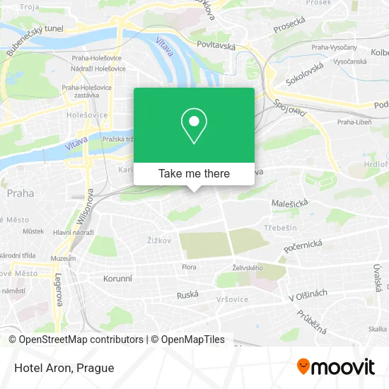 Карта Hotel Aron