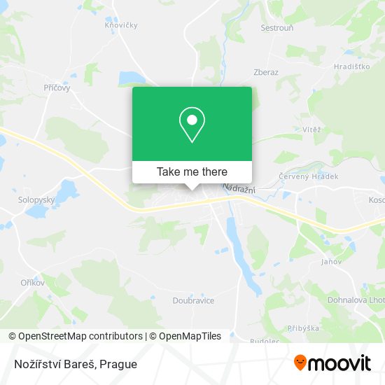 Nožířství Bareš map